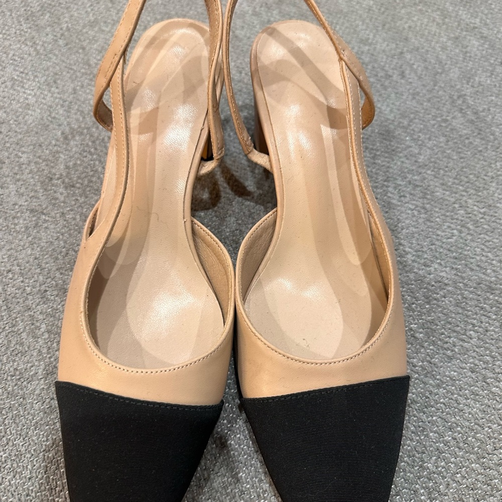 Elegant Black and Tan Women's Heels